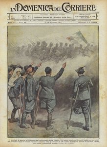 I mutilati di guerra ai difensori del sacro suolo della Patria da Achille Beltrame