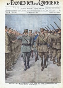 Il Capo dello Stato Maggiore italiano a Londra da Achille Beltrame