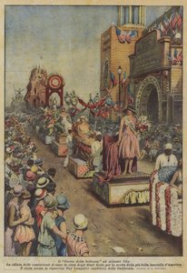Il Corteo della bellezza ad Atlantic City da Achille Beltrame