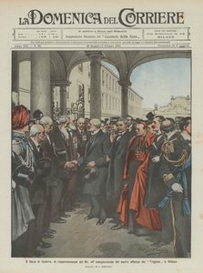 Il Duca di Genova, in rappresentanza del Re, all