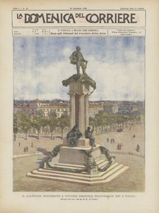 Il grandioso monumento a Vittorio Emanuele inauguratosi ieri a Torino