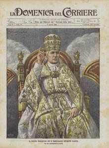 Il nuovo pontefice Pio X (Cardinale Giuseppe Sarto)