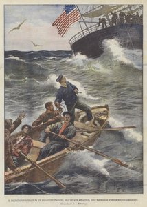 Il salvataggio operato da un brigantino italiano, nell