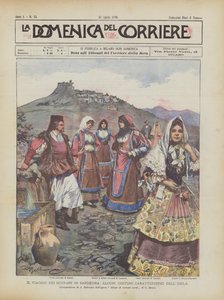 Il viaggio dei sovrani in Sardegna, alcuni costumi caratteristici dell