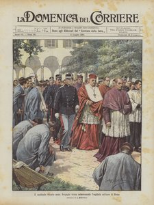Il cardinale vicario mons. Respighi visita solennemente l
