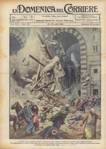 Il crollo nella moschea da Achille Beltrame