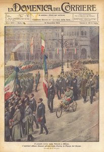 Il grande corteo della Vittoria a Milano