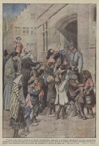 Il lungo corteo sempre crescente dei piccoli fanciulli belgi