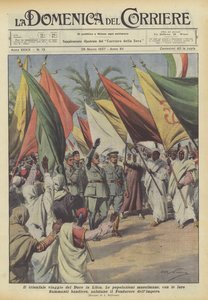 Il trionfale viaggio del Duce in Libia