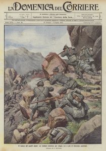 Il valore dei nostri alpini, sei italiani resistono per cinque ore a più di duecento austriaci da Achille Beltrame