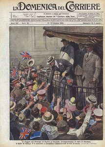 Il viaggio del Principe di Galles al Canada da Achille Beltrame