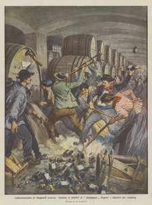 Vignaioli francesi distruggono migliaia di ettolitri di champagne per vendetta da Achille Beltrame