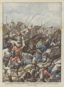 La grave sconfitta data dalle truppe inglesi al Mad Mullah nella Somalia, la carica della cavalleria