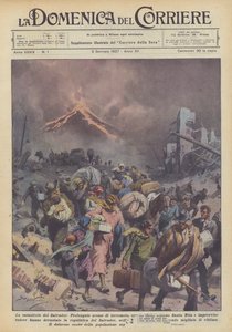 La catastrofe del Salvador da Achille Beltrame