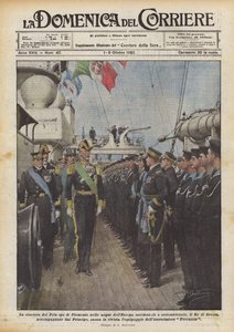 La crociera del Principe di Piemonte nelle acque dell