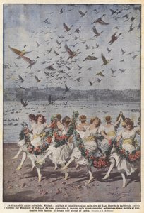 La danza delle anatre selvatiche da Achille Beltrame