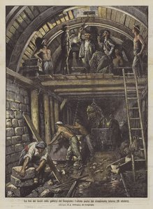 La fine dei lavori della galleria del Sempione, l