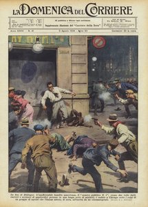 La fine di Dillinger da Achille Beltrame