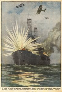 La fine di un colosso dei mari da Achille Beltrame