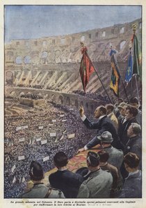 La grande adunata nel Colosseo