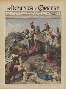 La più grande battaglia in Tripolitania del 20 settembre a Zanzur da Achille Beltrame