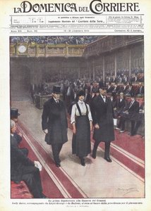 La prima deputatessa alla Camera dei Comuni da Achille Beltrame