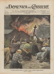 La recente eruzione del Vesuvio, un episodio di terrore e pietà nei paeselli minacciati