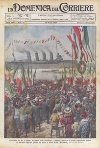 La visita del Re a Fiume