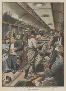 La vita in America, un treno assalito da briganti mascherati che depredarono tutti i viaggiatori