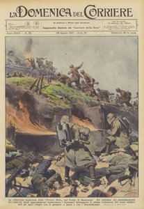 La vittoriosa avanzata delle Frecce Nere sul fronte di Santander da Achille Beltrame