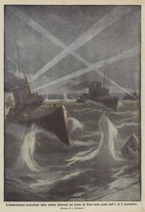 Laudacissima incursione delle nostre siluranti nel porto di Pola nella notte dall