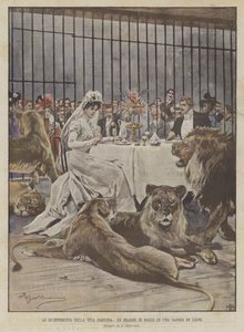 Le eccentricità della vita parigina, un pranzo di nozze in una gabbia di leoni