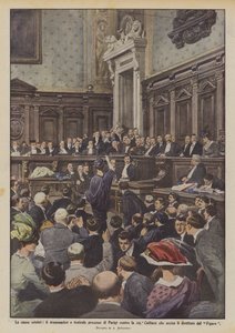 Le cause celebri, il drammatico e teatrale processo di Parigi contro la signora Caillaux che uccise il marito