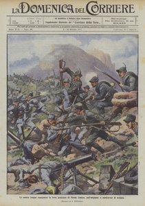 Le nostre truppe espugnano la forte posizione di Monte Coston, sull