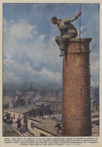 Libero sulla cima di un fumaiolo
