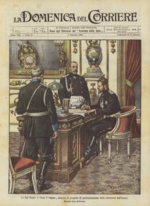 Lo Zar Nicola II firma l