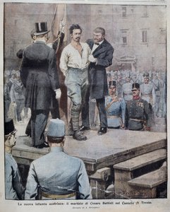Martirio di Cesare Battisti (1875-1916) 12 luglio da Achille Beltrame