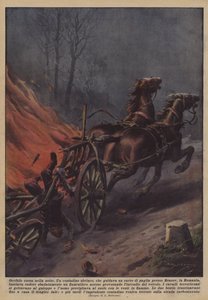 Orribile corsa nella notte da Achille Beltrame