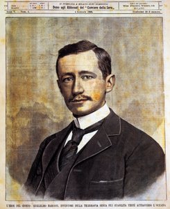 Ritratto di Guglielmo Giovanni Maria Marconi (Bologna) da Achille Beltrame
