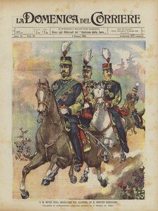 Mutso Hito, Imperatore del Giappone, e il Principe Ereditario