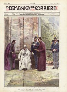 SS Leone XIII nei giardini vaticani