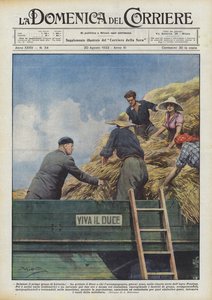 Salutate il primo grano di Littoria! ha gridato il Duce a chi l