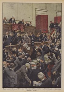 Scenate indecorose alla Camera dei deputati per l