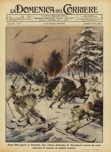 Scene della guerra in Finlandia da Achille Beltrame