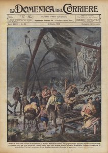 Sotto le furie del ciclone devastatore da Achille Beltrame