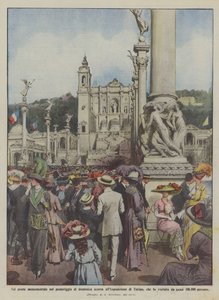Sul ponte monumentale nel pomeriggio di domenica scorsa all