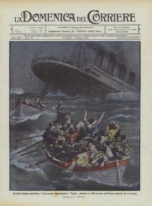 Il Titanic affonda con 1600 persone da Achille Beltrame