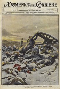 Il nuovo anno 1915 con metà della popolazione mondiale in guerra da Achille Beltrame