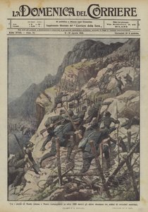Tra i picchi di Monte Chiesa e Monte Campigoletti (a oltre 2000 metri) gli alpini sfondano tre