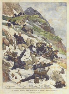 Un drappello di soldati alpini precipitato in un burrone a Breno (Valcamonica)